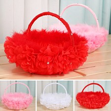 Satin Flower Basket Bridesmaid