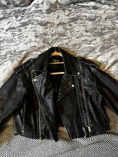 Zara Faux Leather Biker Jacket