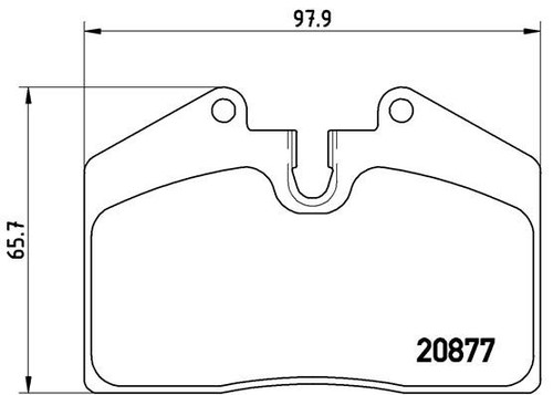 Brembo 094 brake pad set - 85,