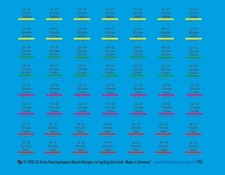 Peddinghaus Decals 1/10 3392 US Army Smoke Grenades Markings Red