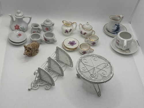Vintage miniature lot tea - lot,