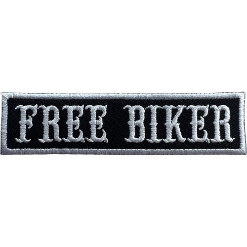 Free biker patch iron - biker, sew