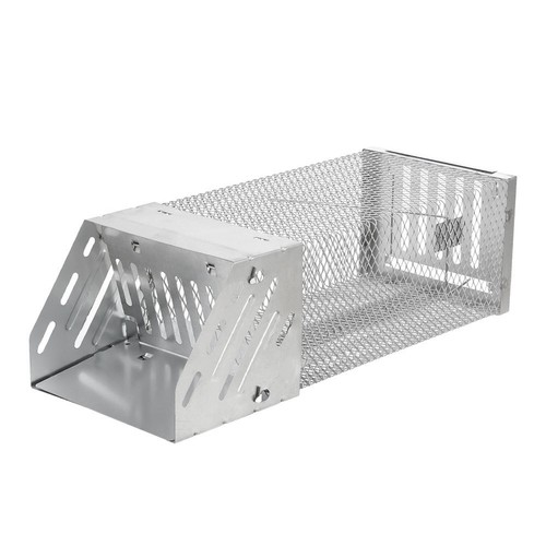 Galvanised humane rat trap - galvanised,