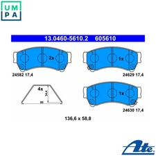 BRAKE PAD SET DISC BRAKE