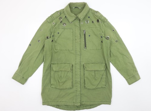 Zara women green - xs, military