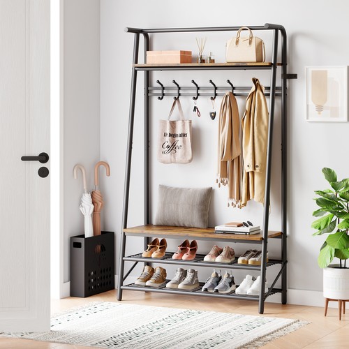 Hall tree coat rack - coat, w/