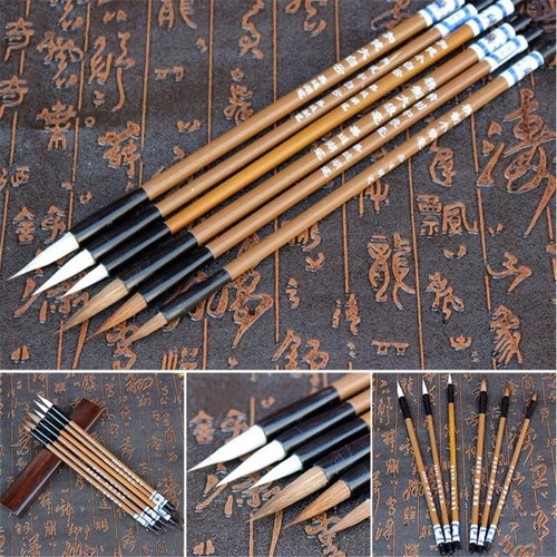 6pcs set bamboo traditional - bamboo,