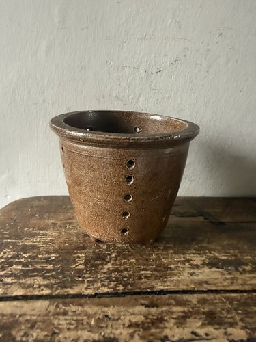 Antique brown french glazed - french,