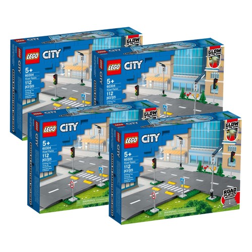 Lego 60304 city road plates - 4x,