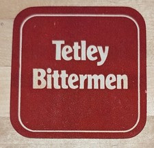 TETLEY - TETLEY BITTERMEN - VINTAGE BEERMAT - GOOD CONDITION.