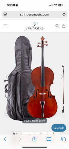 Three quarter cello - three, soft