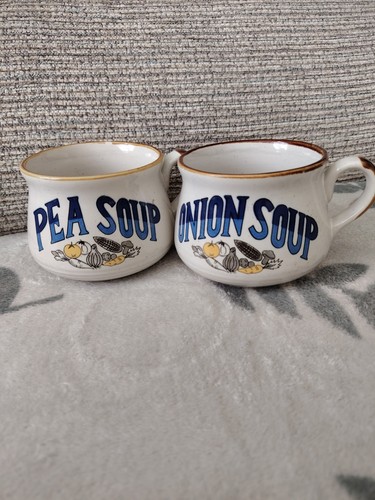 Vintage soup bowl pea - vintage,