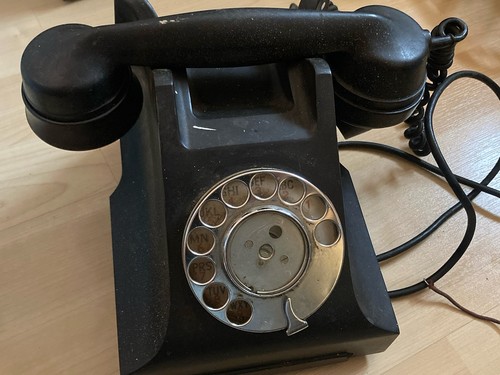 Rotary dial telephone vintage - rotary,