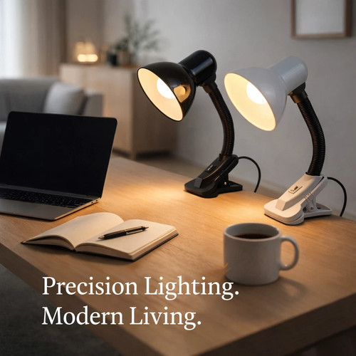Clip led desk lamp - on,