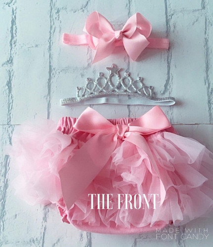 Pink frilly tutu knickers - pink,