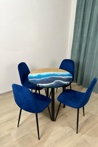 Aquarium epoxy resin table - aquarium,