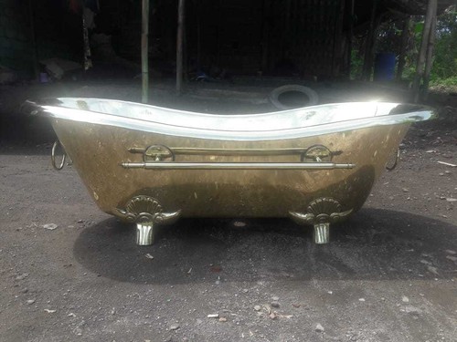 Copper bathtub made to - copper,