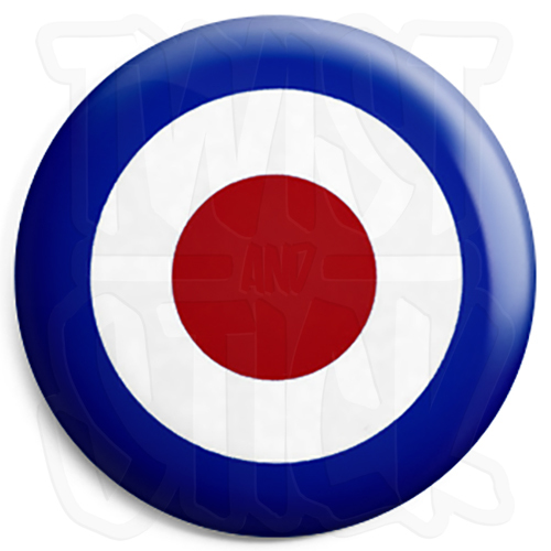 Raf roundel target button - raf,