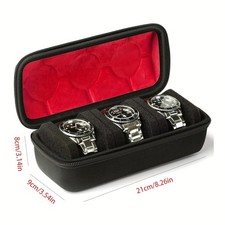 Watch Box Organizer for Men,Watch Travel Case Portable Storage Watch 5/10 Slots