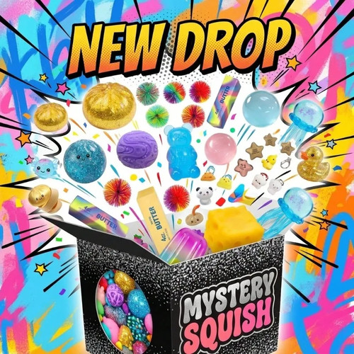Mixed squishy fidget toy - mixed,