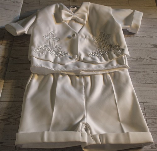 Baby boy white baptism - baby,