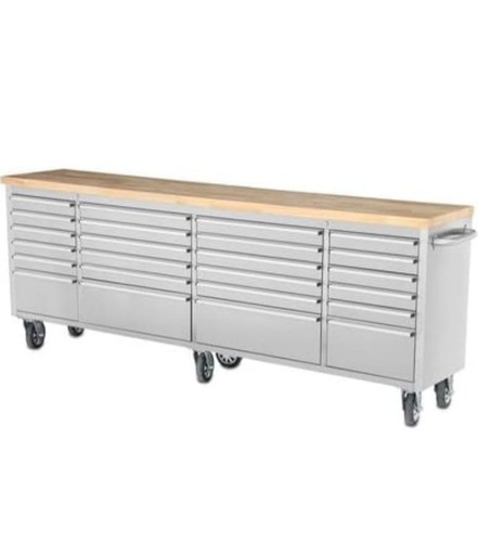 Brushed stainless steel 24 - 96",