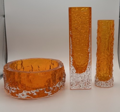 Set whitefriars vases and - set,