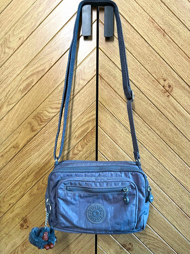 Kipling grey nylon - grey, small