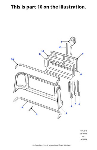 Land rover genuine - seal, truck