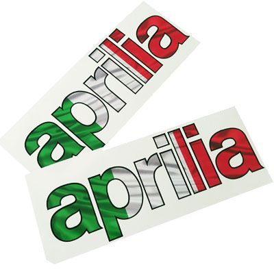 Aprilia italian flag - italian, text