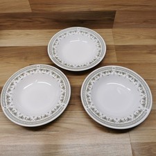 3 x Wedgwood Metallised Bone