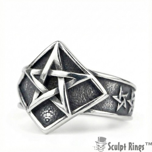 Sculpt rings pentagram - sculpt, rings™