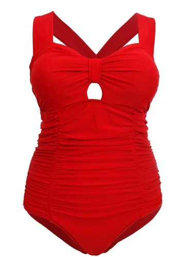 Red plus size retro 1950 - size, 1950's