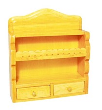 Dolls House Wood Wall Mounted