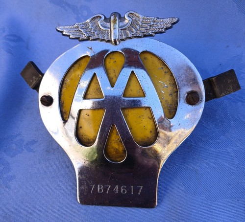 Vintage car badge - car, grill