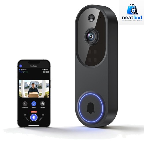 1080p wireless video doorbell - wireless,