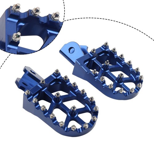 Foot pegs footpegs - motor, blue