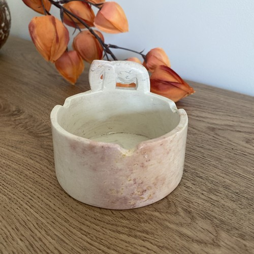 Soapstone coaster holder hand - soapstone,