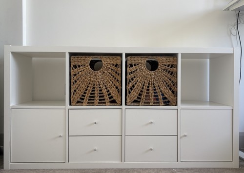 Ikea kallax shelving - unit, with