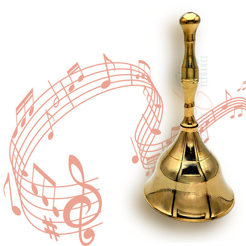 One polished brass - brass, bell