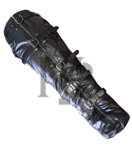 Leather leg binder heavy - leg,
