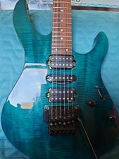 Yamaha Pacifica 821D Transparent Blue Electric Guitar Dimarzio Pickups
