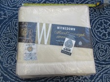 Vintage Witney Witneydown Pure Merino Wool Blanket - Cream - 180cm x 255cm