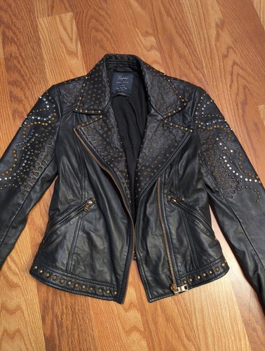 Vintage leather jacket zara - vintage,