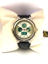 Philip Persio Mens Quartz  30 MT WR Leather Strap Watch 90AAS0618