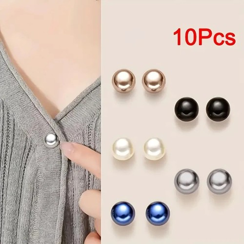 Pearl brooch waist - pearl,