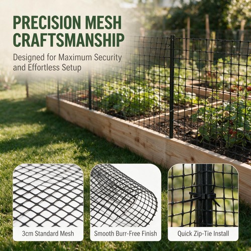10m pvc plastic chicken mesh - 10m,