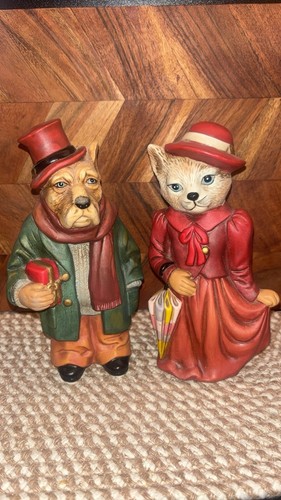 Vintage christmas dog - christmas, cat