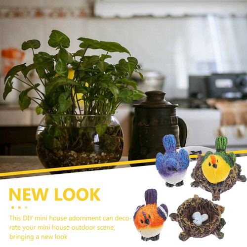Set resin miniature - miniature, birds