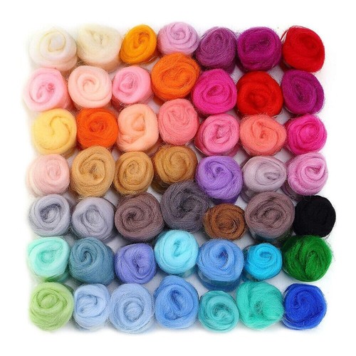Colors fibre wool felting - wool,